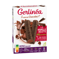 GERLINEA Barres repas saveur chocolat
