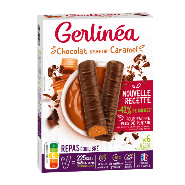 Calories et les Faits Nutritives pour Gerlinéa Barres Chocolat Orange