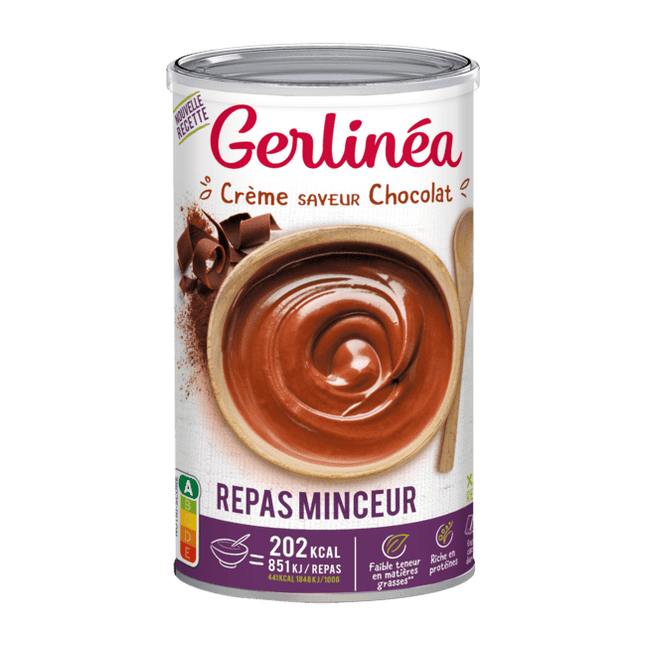 Coupelle repas minceur Crème chocolat GERLINEA