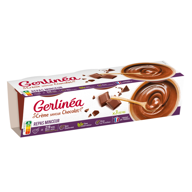 Coupelles Crème Repas Minceur Chocolat - Substituts Repas Equilibré