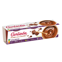 GERLINEA Coupelles crème saveur chocolat