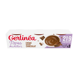 Coupelles crème saveur chocolat
