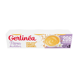 Coupelles crème saveur vanille caramel