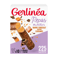Barres repas saveur caramel