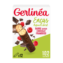 Barres encas chocolat framboise