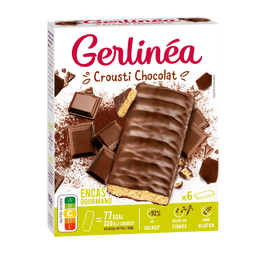 GERLINEA Barres encas chocolat orange 372g