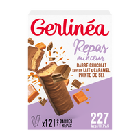 Barres repas chocolat & caramel pointe de sel