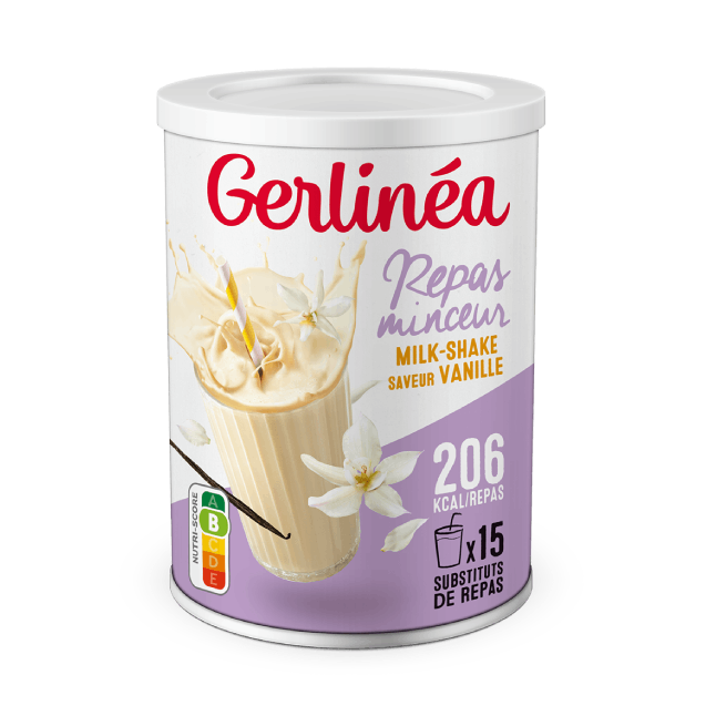 ② Gerlinéa milkshake repas minceur saveur vanille — Produits