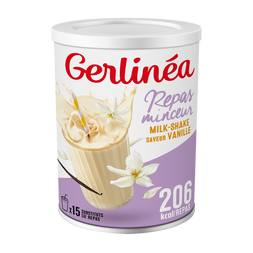 Substitut de repas minceur Milkshake vanille Gerlinéa
