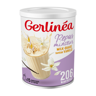 Substitut de repas minceur Milkshake vanille Gerlinéa