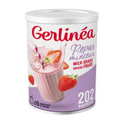 Milshake Fraise Substitut de repas minceur Gerlinéa