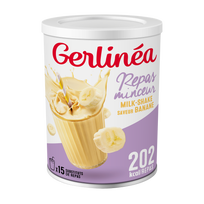 Milkshake Banane Substitut de repas minceur Gerlinéa