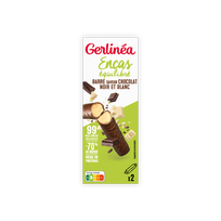 Barres Bipack saveur Chocolat noir et blanc