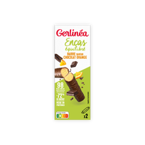 GERLINEA Barres Bipack saveur Chocolat Orange