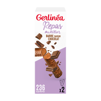 GERLINEA Barres Bipack saveur Chocolat