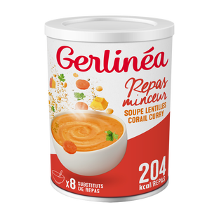 Soupe lentilles corail curry