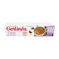 Coupelles crème saveur café