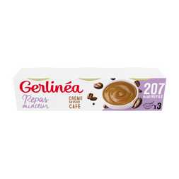 Coupelles crème saveur café