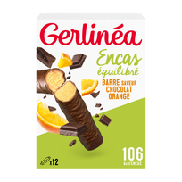 Barres encas chocolat orange