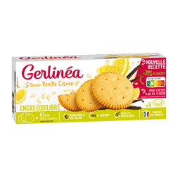 GERLINEA Biscuits saveur vanille citron