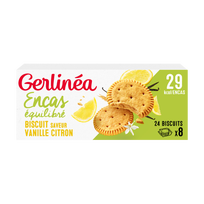 Biscuits saveur vanille citron