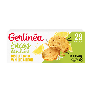 Biscuits saveur vanille citron