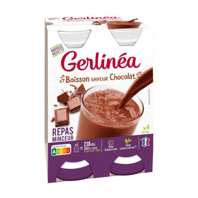 Gerlinéa Mon Repas à boire Saveur café frappé 4x236 ml - Redcare