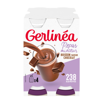 Repas à boire saveur chocolat x4