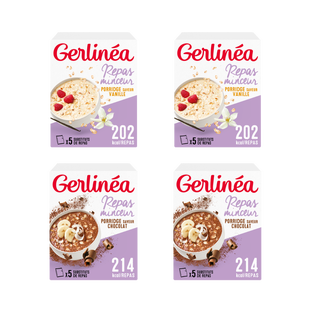 Pack Pörridges Petit-Déj' Minceur - Muti-saveurs x4